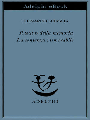 cover image of Il teatro della memoria--La sentenza memorabile
